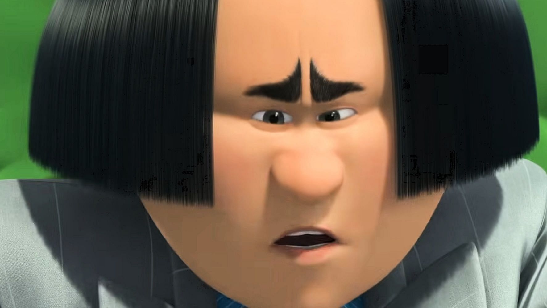 Rob Riggle as Aloysius O'Hare in a still from the film (via Universal Pictures / YouTube)